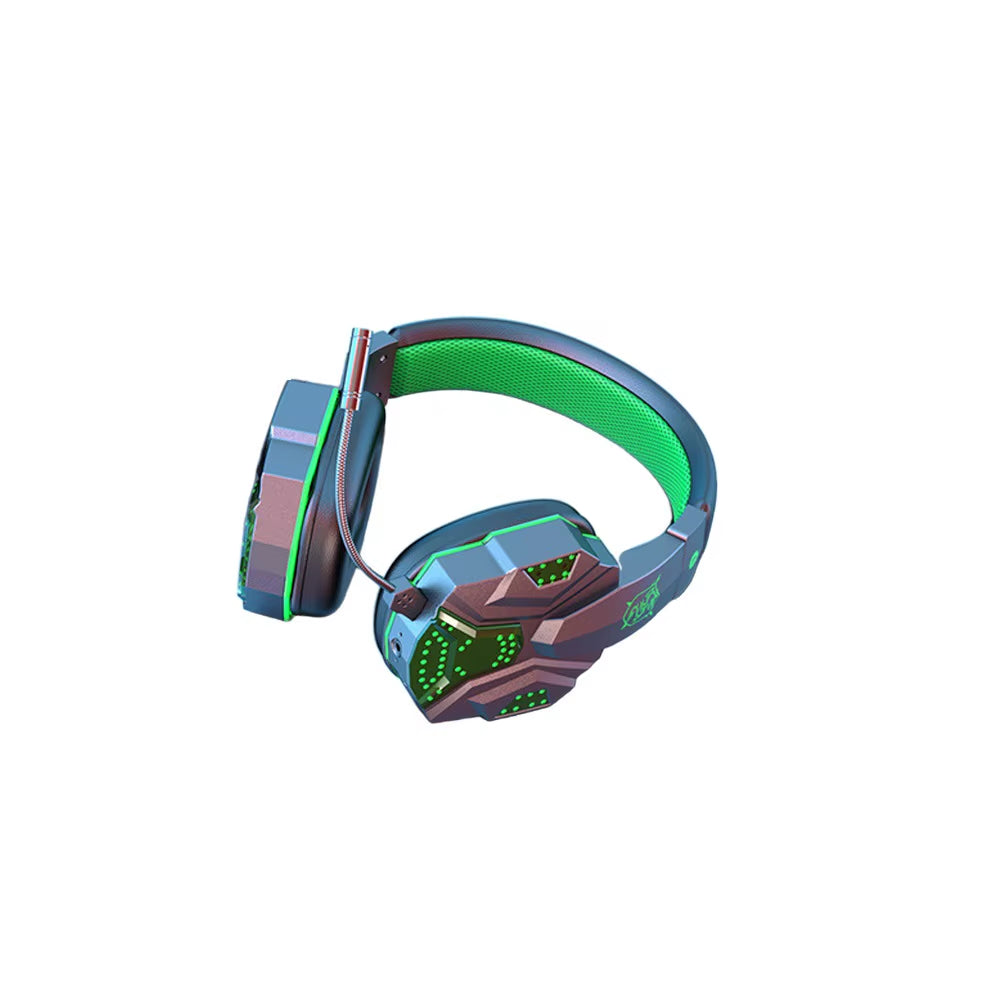 SY-T830 Bluetooth-Compatibl5.1 Gaming Headset Gamer Wireless Headphone with Noise Cancelling Microphone Wired Earphone for Phone